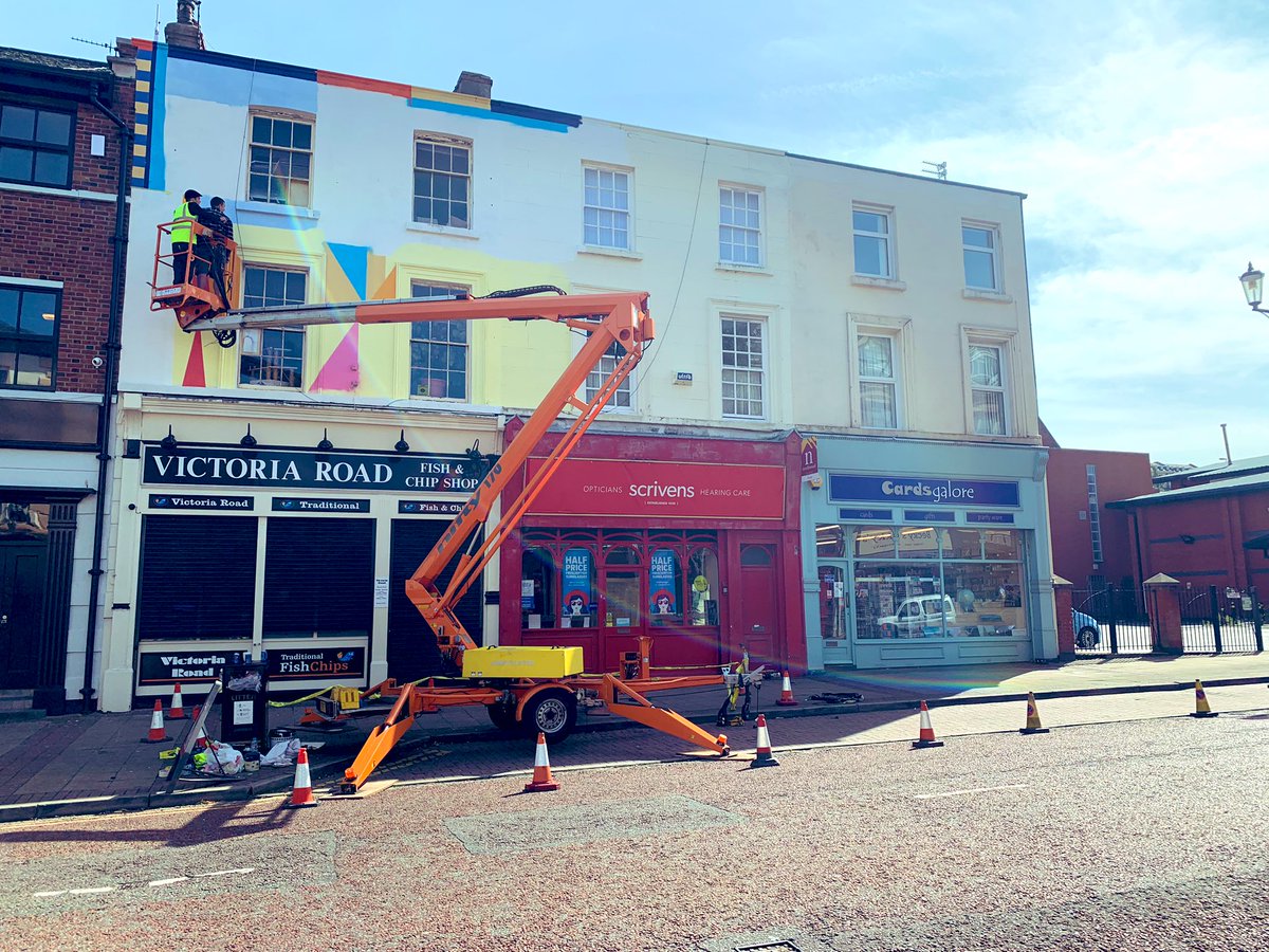 danieldaviesRPL's tweet image. More #StreetArt goin’ up the #VictoriaQuarter #NewBrighton by Felix, Dossa, Louis n the boys #RockpointLeisure @imaginewirral @WirralCouncil @Wirral_Chamber #HospitalityLedGeneration @Instoflicensing @NewBrightonNIBS @RockpointApp @SarahCloverBar @Gui_Chipchase @ParisTheodorou