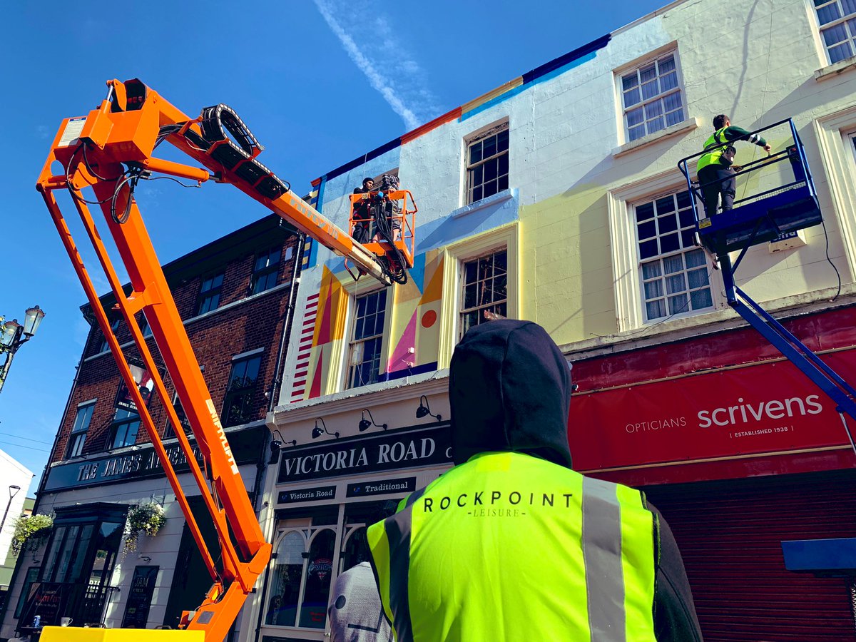 danieldaviesRPL's tweet image. More #StreetArt goin’ up the #VictoriaQuarter #NewBrighton by Felix, Dossa, Louis n the boys #RockpointLeisure @imaginewirral @WirralCouncil @Wirral_Chamber #HospitalityLedGeneration @Instoflicensing @NewBrightonNIBS @RockpointApp @SarahCloverBar @Gui_Chipchase @ParisTheodorou