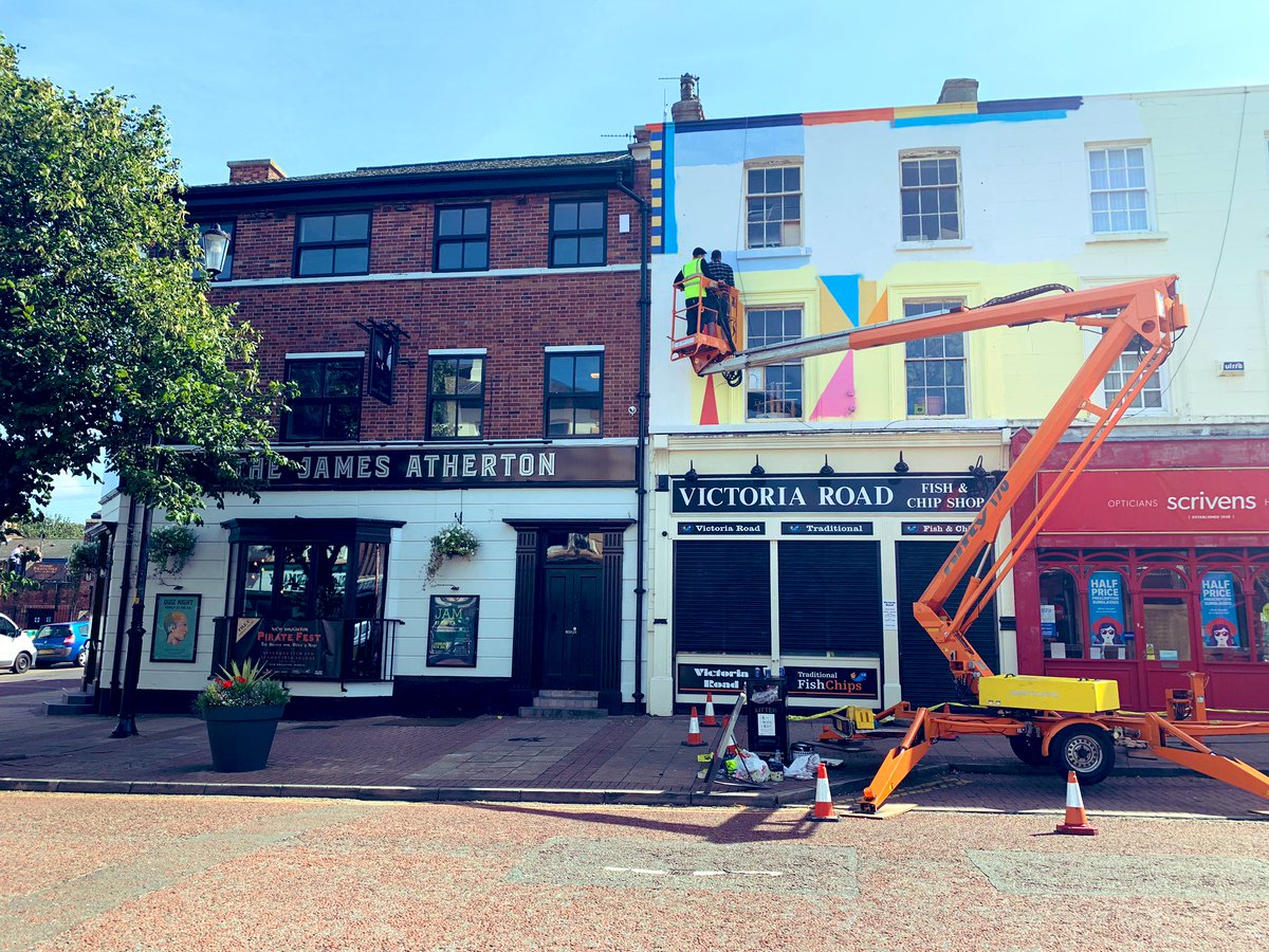 danieldaviesRPL's tweet image. More #StreetArt goin’ up the #VictoriaQuarter #NewBrighton by Felix, Dossa, Louis n the boys #RockpointLeisure @imaginewirral @WirralCouncil @Wirral_Chamber #HospitalityLedGeneration @Instoflicensing @NewBrightonNIBS @RockpointApp @SarahCloverBar @Gui_Chipchase @ParisTheodorou