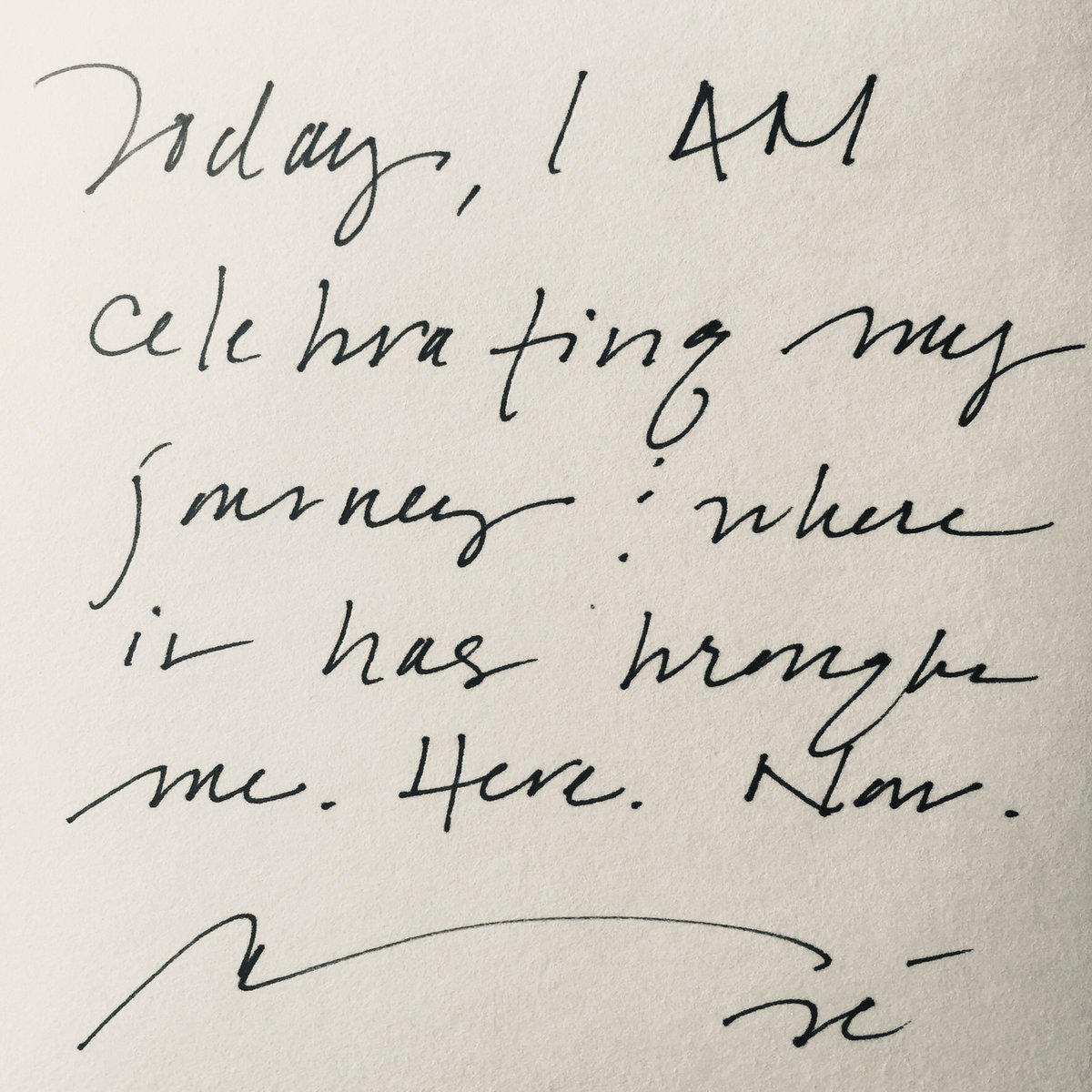 te_werner's tweet photo. #Celebrate the journey and where it has brought you. Here. Now. #tewerner #ownyourorbit #WednesdayThoughts #quote https://t.co/GF7lD3juyU