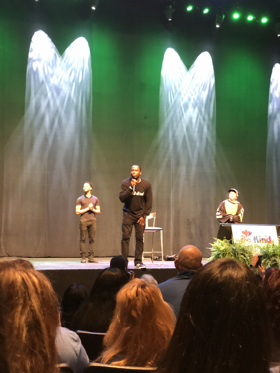 L_Plemons's tweet photo. Nice is reactive. Kindness is proactive. #BeKindGPISD Thank you, @docspeaks ! #GPISDconvocation @splemons22 https://t.co/jN8HNt3pL4