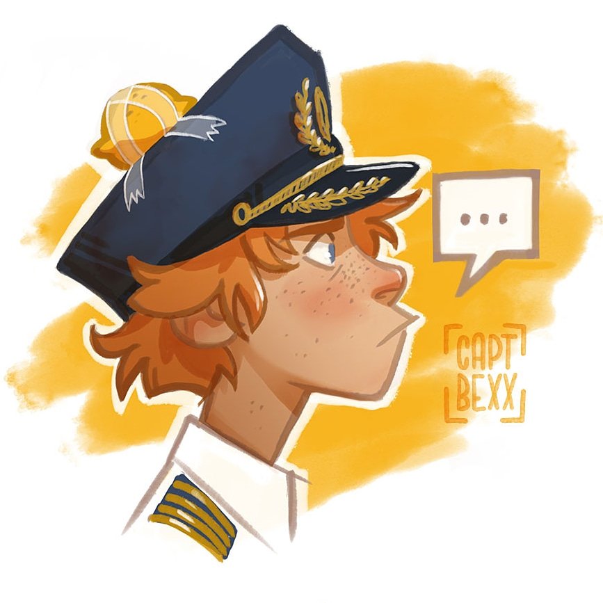 CaptBexx's tweet photo. #cabinpressure #fanart #martincrieff #lemon 🍋✨✨ https://t.co/D3JshCPGSL