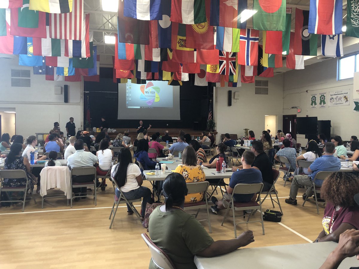 SpeasGlobal's tweet photo. Welcome back to our amazing #IBSpeasBees staff! We are so excited for the new year! #LearningCommunity #BuildingRelationships #ibpyp #wsfcscv @wsfcs @ibpyp https://t.co/479x9Kb78K