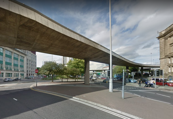 MRGPeople's tweet photo. Via Construction Enquirer £120m plan to replace Liverpool flyover with tunnel, find out more https://t.co/OOAQskNDTh #Construction #Liverpool #Rocketjunction #M62 https://t.co/vmePyzssjg