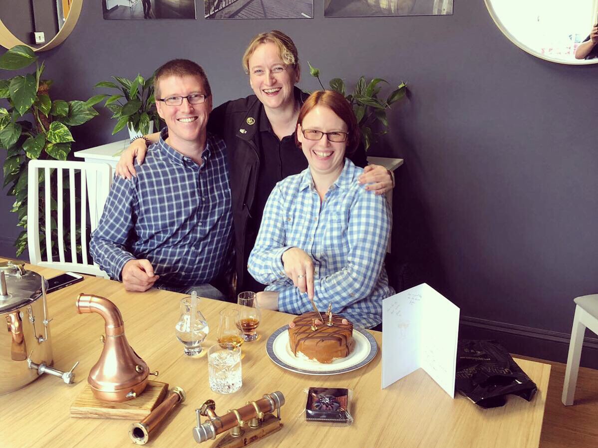TheGlenAllachie's tweet photo. We love going the extra mile for our customers, and last week, Karen and Graham did just that!⭐️ A couple of months ago, Matthew had called to book a surprise visit to GlenAllachie for his wife Kelly, to celebrate their anniversary... https://t.co/pINfeD1CLt