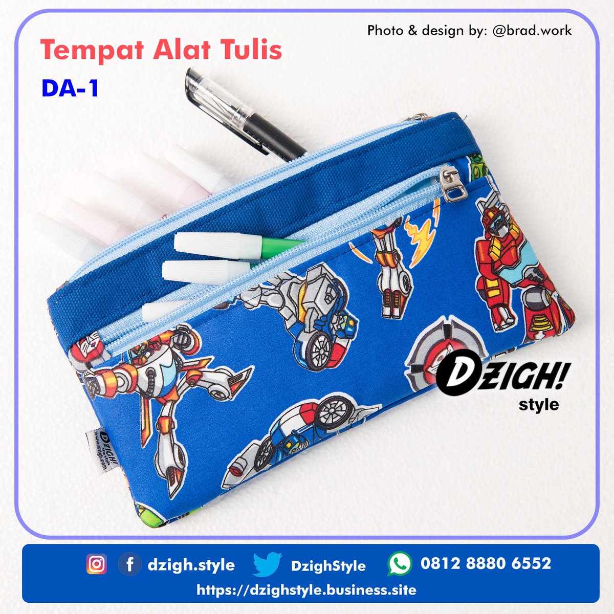 DzighStyle's tweet photo. PRODUK HOME MADE

Tempat Pensil dan alat tulis lainya untuk menemani si buah hati dalam beraktivitas untuk sekolah dengan motif yang lucu dan bisa custom sesuai ketersediaan bahan.

Silahkan kontak kami untuk pemesanan atau menjadi RESELLER produk home made kami. https://t.co/cu8mDshXEO