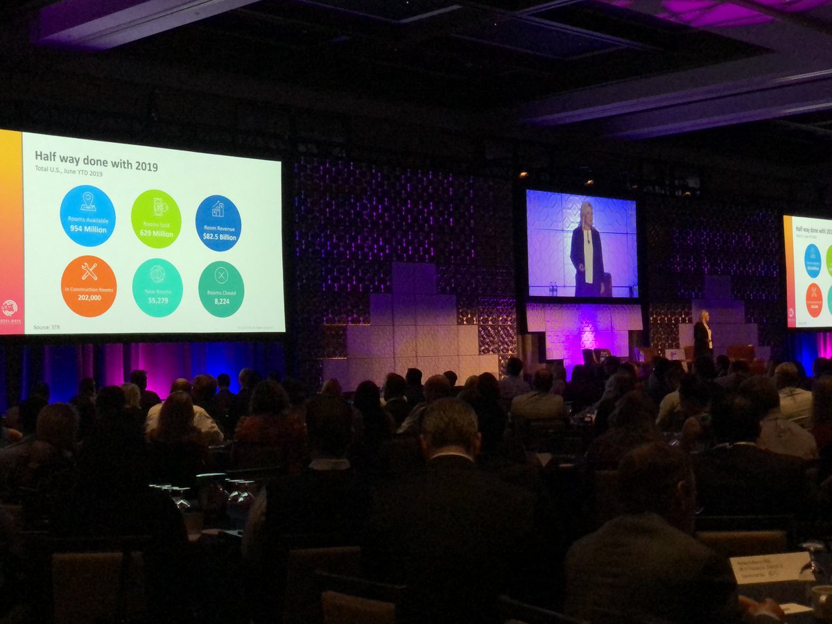 LindsayC_16's tweet photo. Kicking off HDC 2019 with @vail_str setting the stage!! #hoteldataconf https://t.co/qtuRIcpaLa