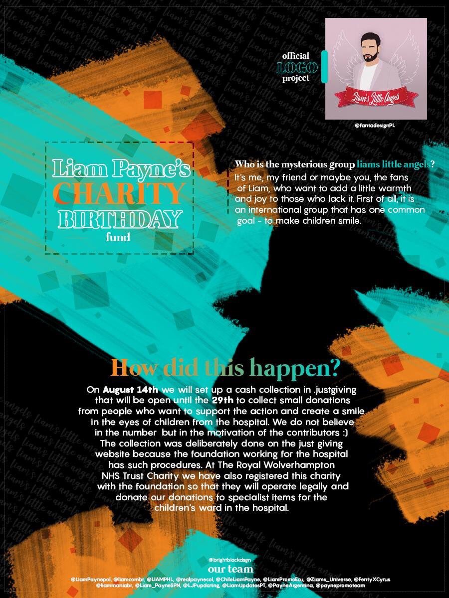 🎂 Liam Payne's Charity Birthday Fund 🎂

🇫🇷Suivant les traces de <a href="/LiamPayne/">Liam</a> il a été décidé de célébrer son anniversaire cette année en organisant une campagne de financement pour le "New Cross Hospital" à Wolverhampton! 
 
 Vous pouvez faire un don ici: justgiving.com/LiamPayne-Char…
