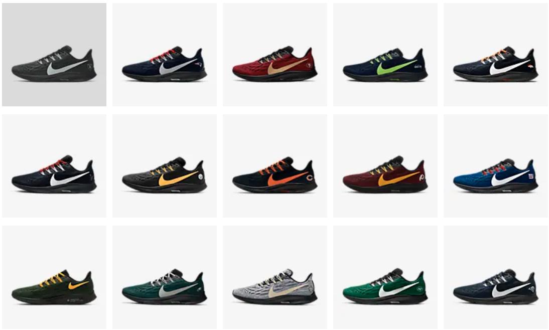 nike air zoom pegasus 36 nfl edition