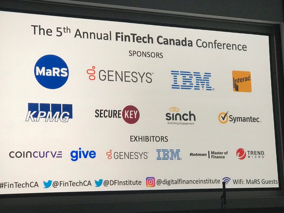 Thank you <a href="/DFInstitute/">Digital Finance HQ</a> and <a href="/MaRSDD/">MaRS</a> for having us at the event! It's been a great week and we will be back in Toronto soon!

#fintech #fintechCA #CelebratingCanadianInnovation #cryptocurrency #bitcoin #BitcoinCash  #Canada