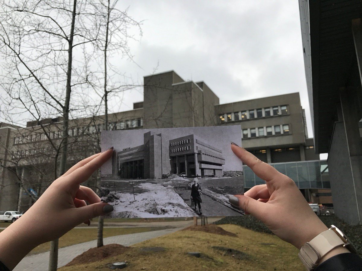 UWaterloo's tweet photo. Officially opened in 1968, Mathematics and Computer housed Canada’s first Faculty of Mathematics. Today, it remains one of only a few standalone math faculties in the world and has earned a global reputation. @WaterlooMath #ThrowbackThursday #UWaterloo https://t.co/1BMgTnqZ2m