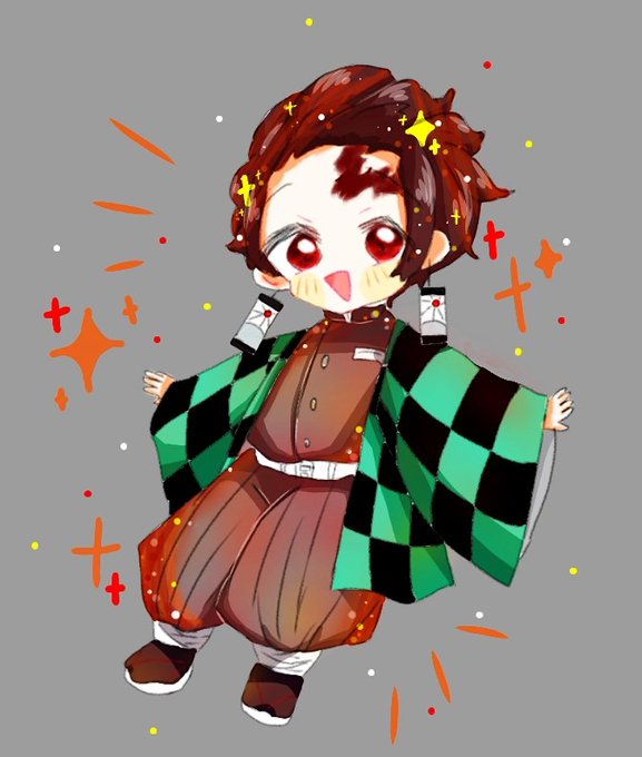 希露さんがTwitterに投稿した竈門炭治郎(鬼滅の刃)のイラスト。