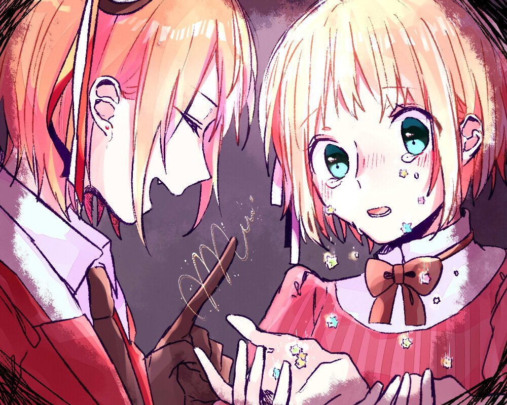 「#APHワンドロ版深夜創作60分一本勝負
クラウンハットで金平糖
女の子に涙は似」|ひなぢ🍒のイラスト