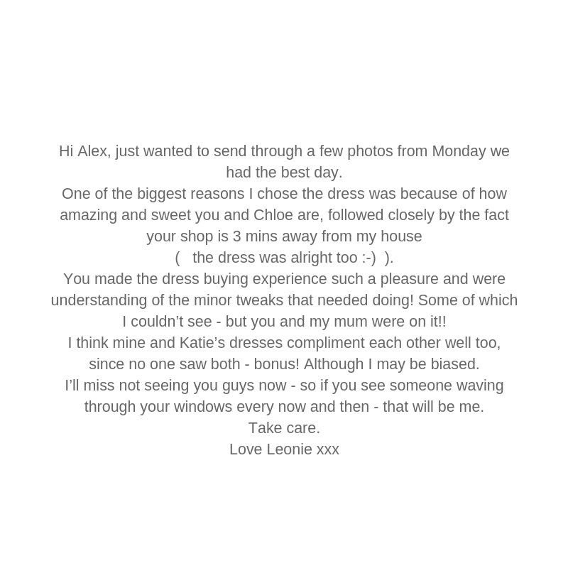 A huge congratulations Leonie! 🥂 You look incredible as always and we are so pleased you enjoyed your special day! We wish you both all the best in married life together! Keep in touch 💕

#BridalSuiteBride #RealBride #Weddingdress #SincerityBride #Nottingham