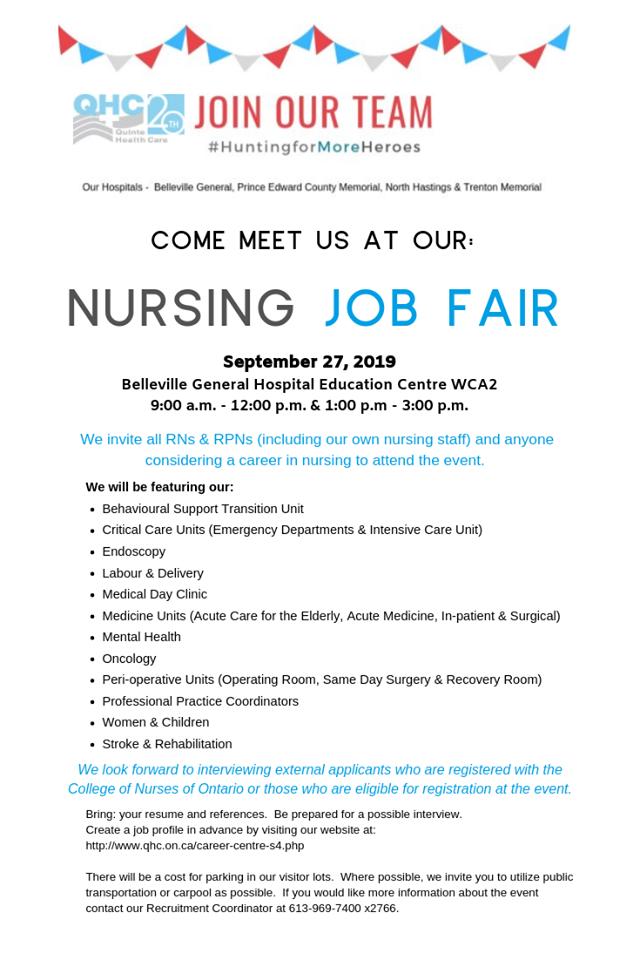 QuinteHealth's tweet photo. We are excited to host a Nursing Job Fair September 27! Help us spread the word #SharingIsCaring #HuntingForMoreHeroes https://t.co/HoQILKRge0