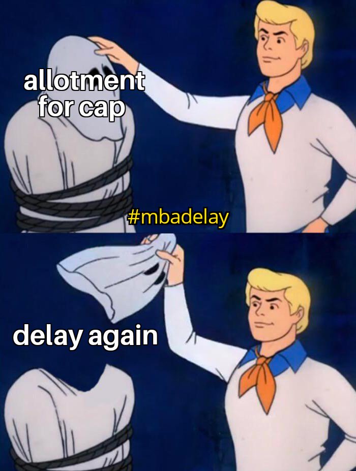 Chaitan52368645's tweet photo. MBA allotment is being delay for the 4th time in a row ,,,students are paying for someone else mistake economialy as well as emotionaly..future of 40k+ students is at stake and nobody is taking action ... #mbadelay @ndtv @ABPNews @TV9Marathi @ravishndtv https://t.co/jE4uptsEkc