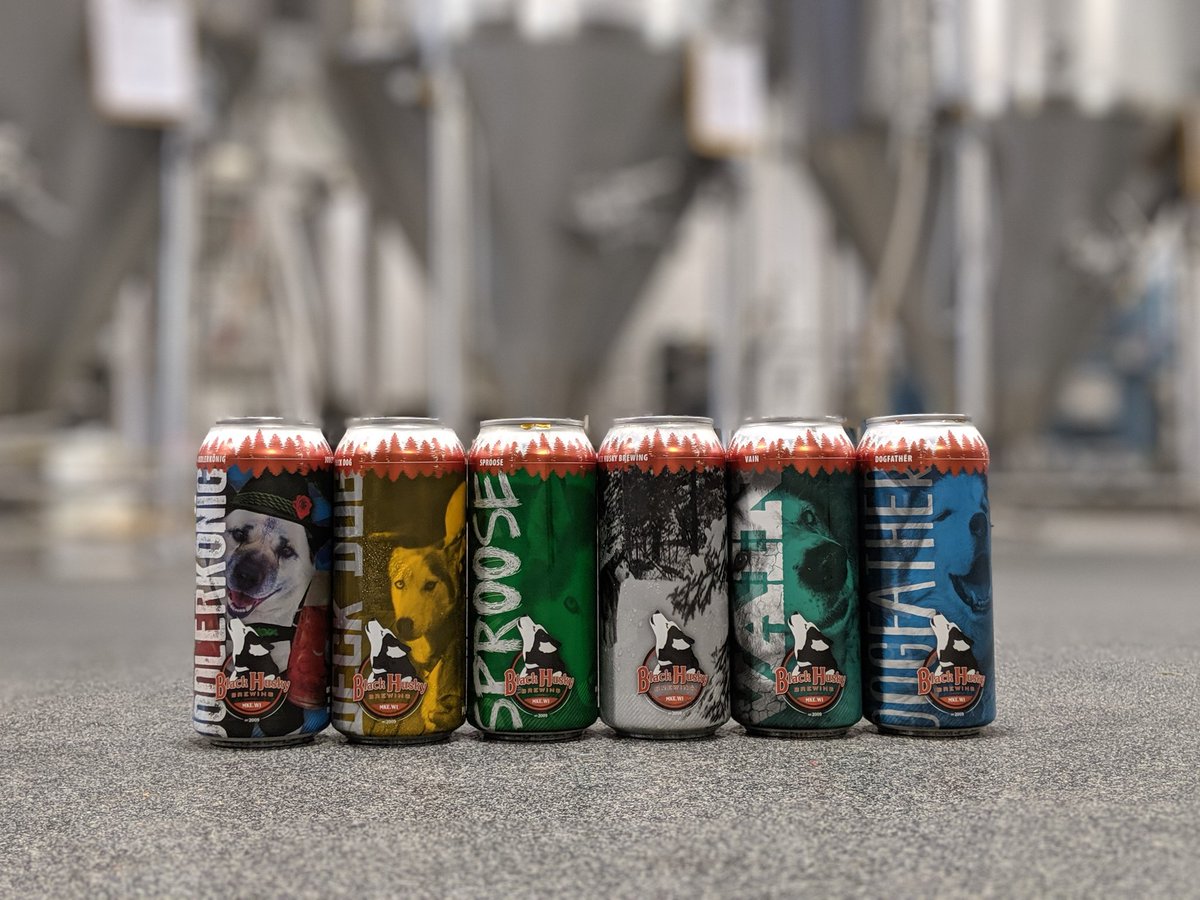 designwayman's tweet photo. Got to finally get some shots of the "pack" of can sleeves I designed for the wonderful folks over at @BlackHuskyBrews If you see them out in the wild be sure to snag up a 4-pack!!!! #drinkblackhuskybeer #craftbeer #gabf #sproose #vain #dogfather #deckdog #jodler https://t.co/UHfwvl4MIv