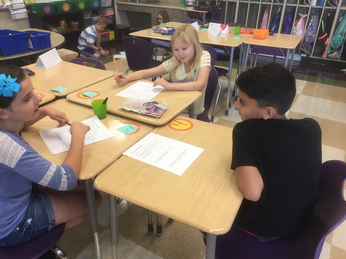 Mr_Schenck's tweet photo. Buddy Interviews!! We are building community by meeting new people in our classes, asking silly questions and having fun! Q2: Dinner with a famous person. student answers: pizza with @obj and @marshmellomusic 🤣🤣🤣 I love their creativity!! #ChampionsDreamBIG #ThisIsWe https://t.co/3d1WeS49bv