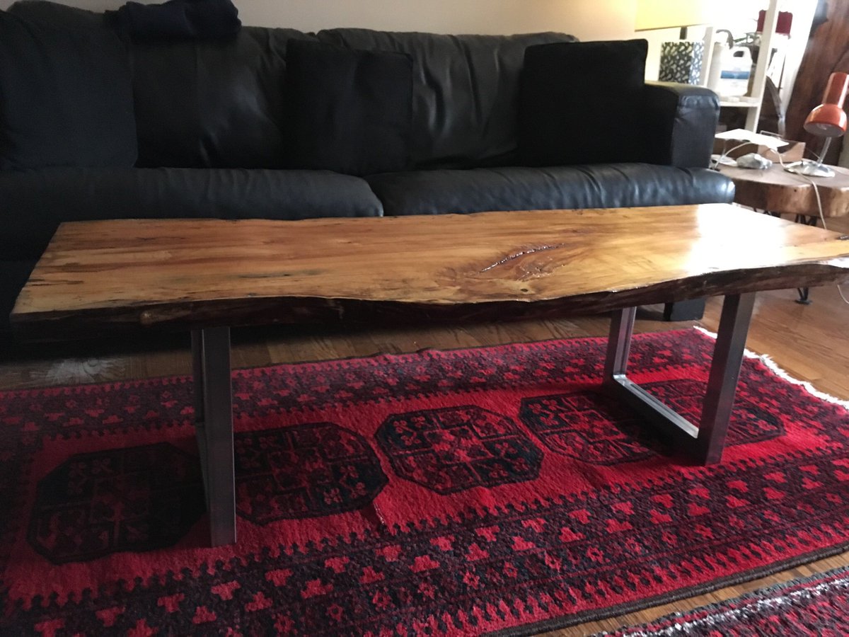VicLord's tweet photo. Are you heading to the @TriBellFlea this weekend?   Be sure to look for Peter Bolkovic’s amazing #liveedgewood tables. https://t.co/EiM4Whpwu8
