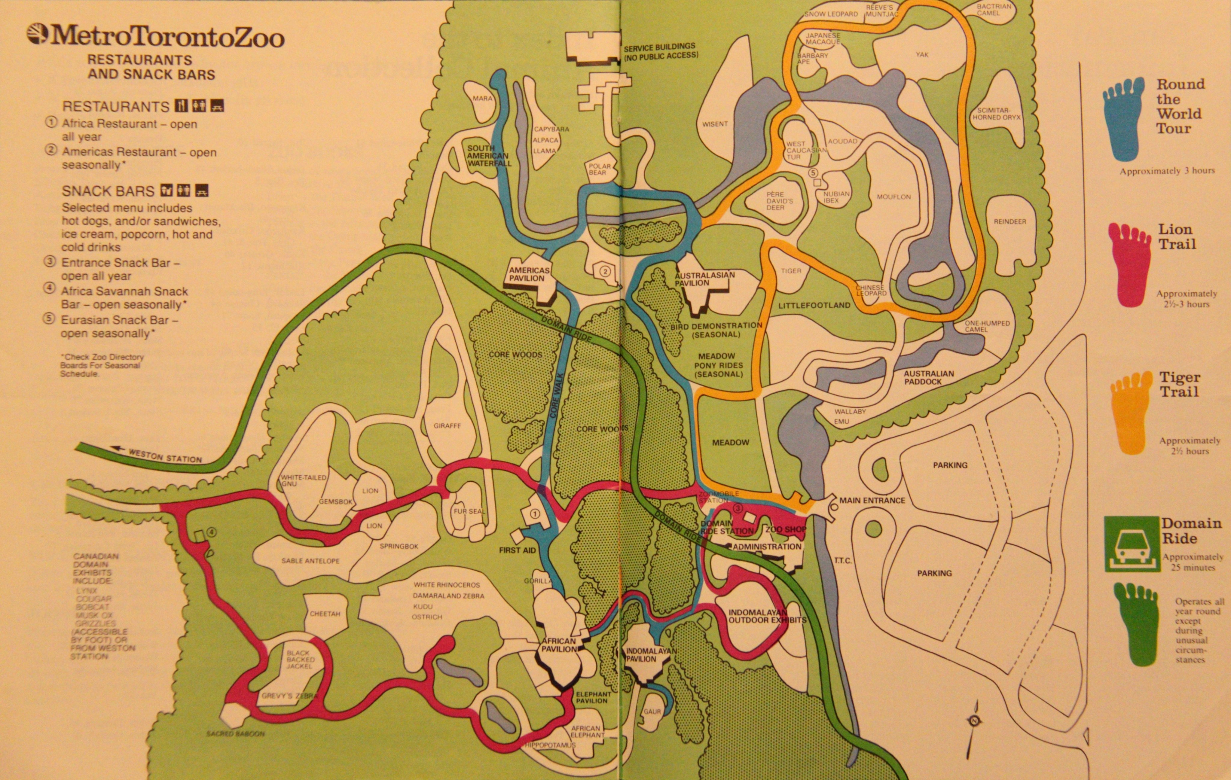 The Toronto Zoo on Twitter "Here’s a throwback of some old Zoo maps
