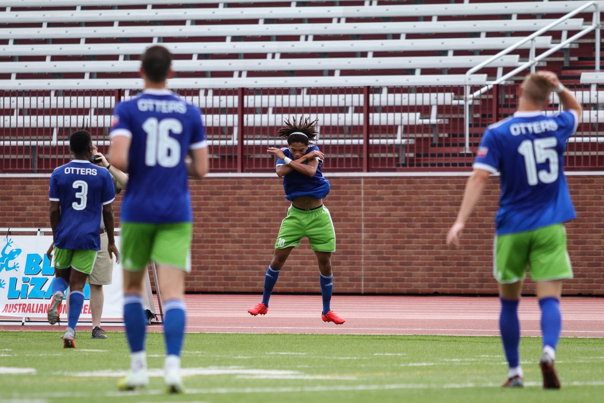Seven goals, an assist, and nearly every Otters career and single-season offensive record...much deserved to Taylor Gray for becoming the first Otter to make a <a href="/USLLeagueTwo/">USL League Two</a> Conference Team of the Year! #FearTheFur