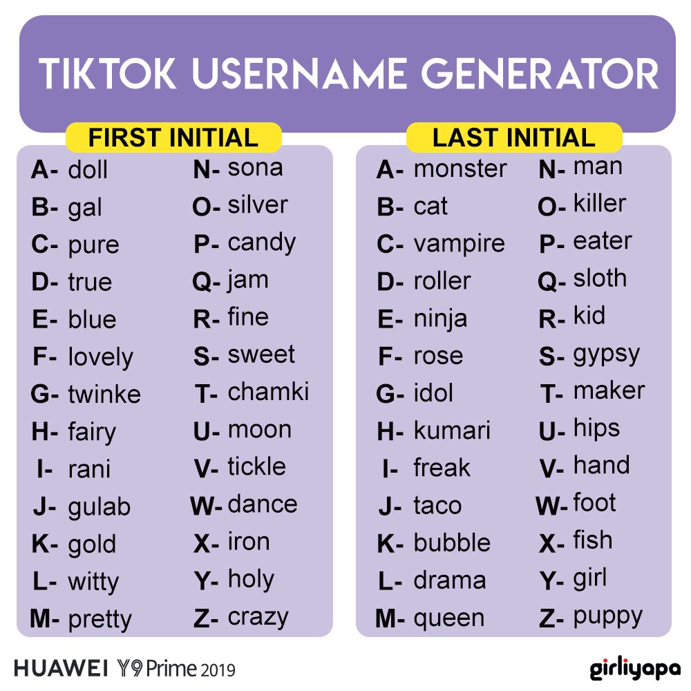 Generator witty username Username Generator