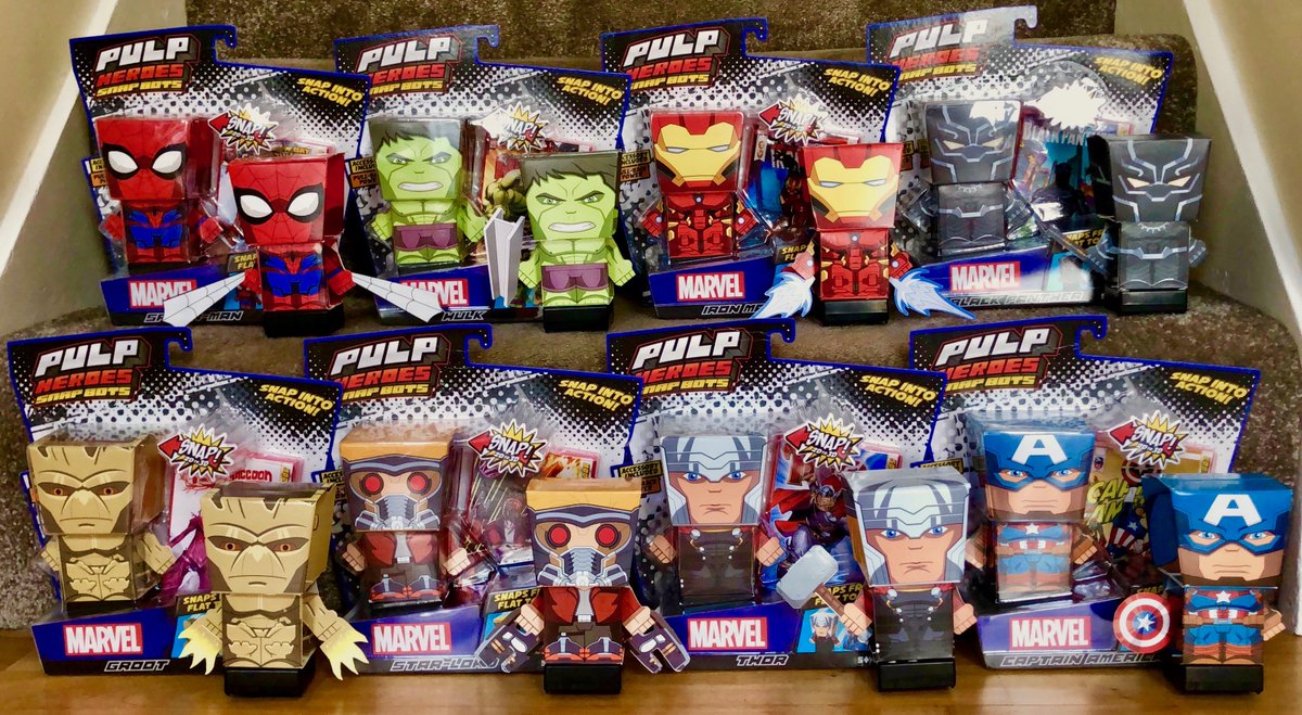 COMPETITION TIME ⚡
For your chance to WIN a playable, displayable, collectible, delectable set of eight merry #Marvel #PulpHeroes, simply RT THIS POST and FOLLOW <a href="/FarOutToysInc/">Far Out Toys Inc.</a>. 
Winner announced Monday (🇺🇸/🇬🇧only) ⚡