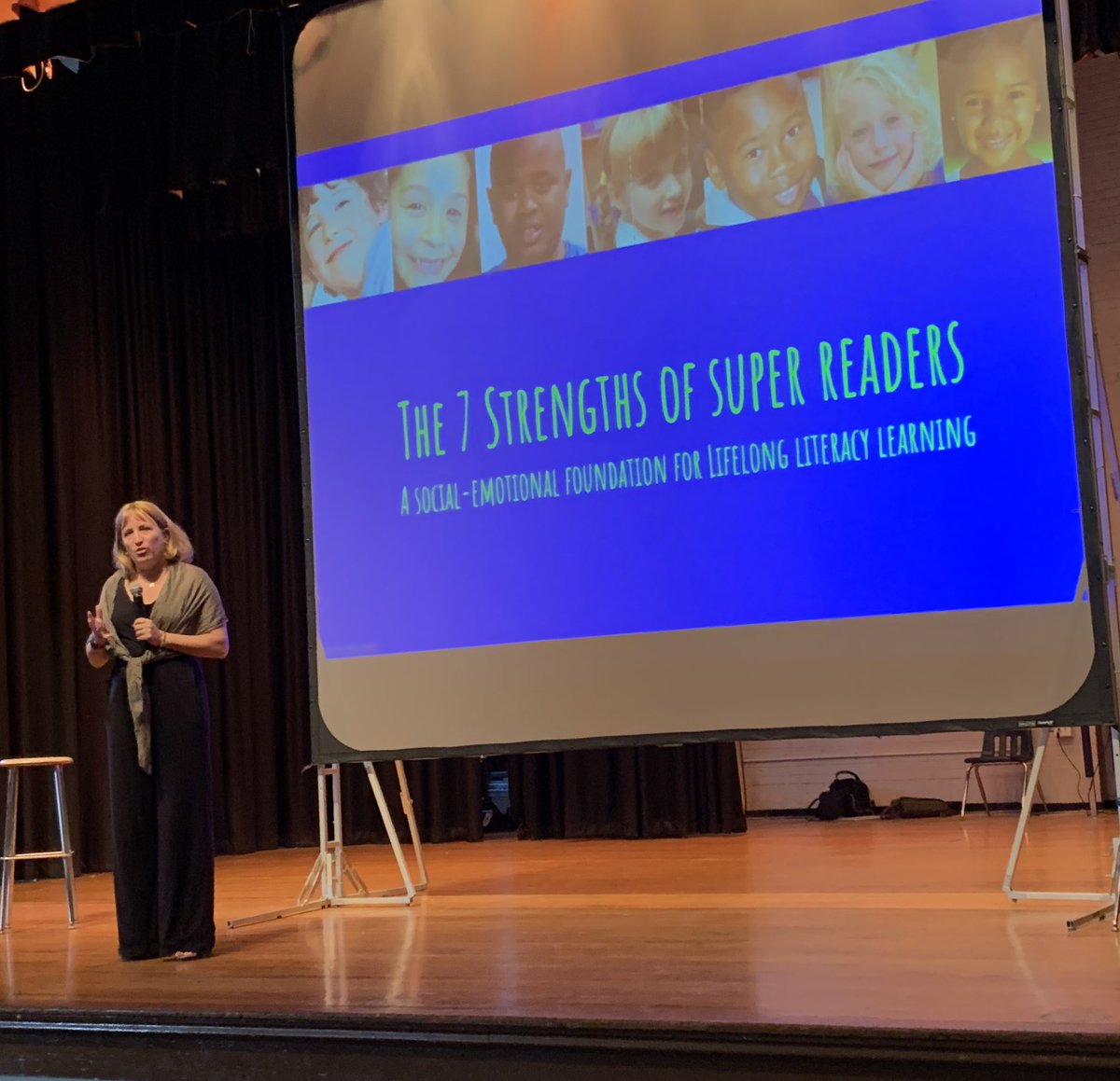 Pam Allyn speaking to all the TZ and LAN ELAR teachers. Thanks Pam for your commitment to our Teachers and students.