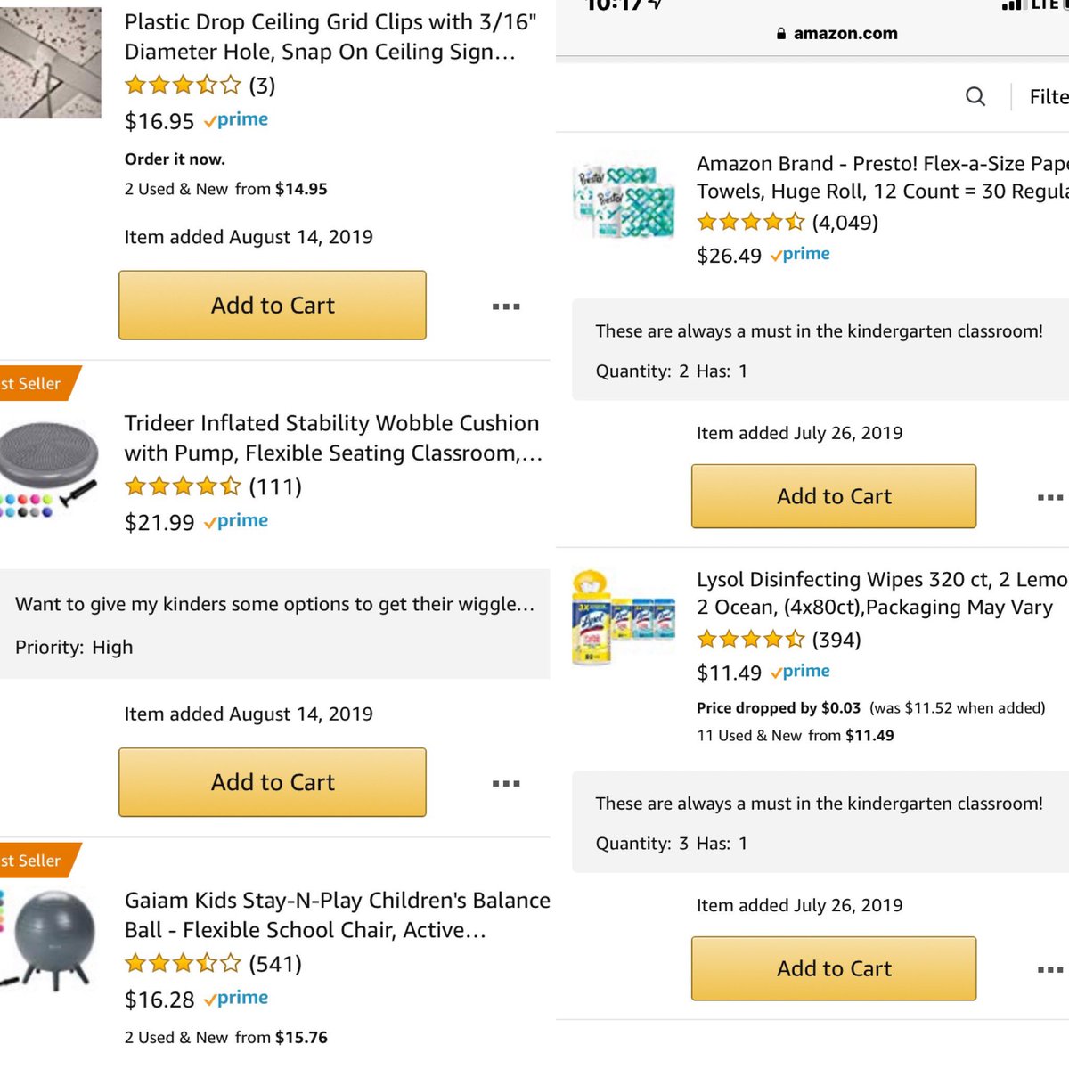 SpaffordHeather's tweet photo. @caseydband Please help this new k teacher #clearmylist. I’ve had no luck so far, only 5 items too! So much hard work, time &amp; money in my first classroom. I start Monday! https://t.co/jbDD4aLG7e… #clearthelists #clearmylist #support_a_teach https://t.co/pi0YMVUOq5