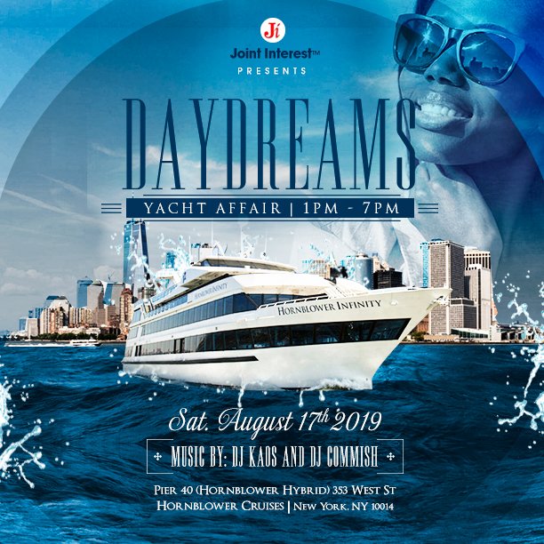 Jointinterest's tweet photo. Yacht Ticket Sales Ends Tomorrow | Yacht Affair | Sat | Aug 17 - https://t.co/oQP7HhOXCa https://t.co/vBgh6PiyUs