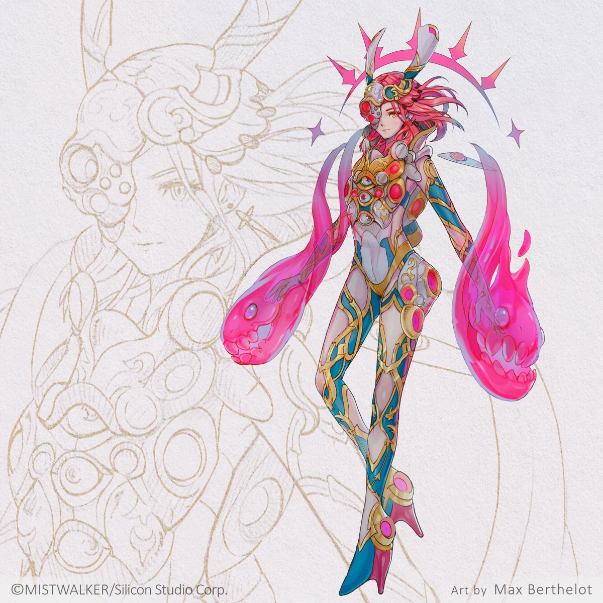 「Scarlett - 2017 Guardian design ( Terra 」|Max Berthelot マックス・ベルテロのイラスト
