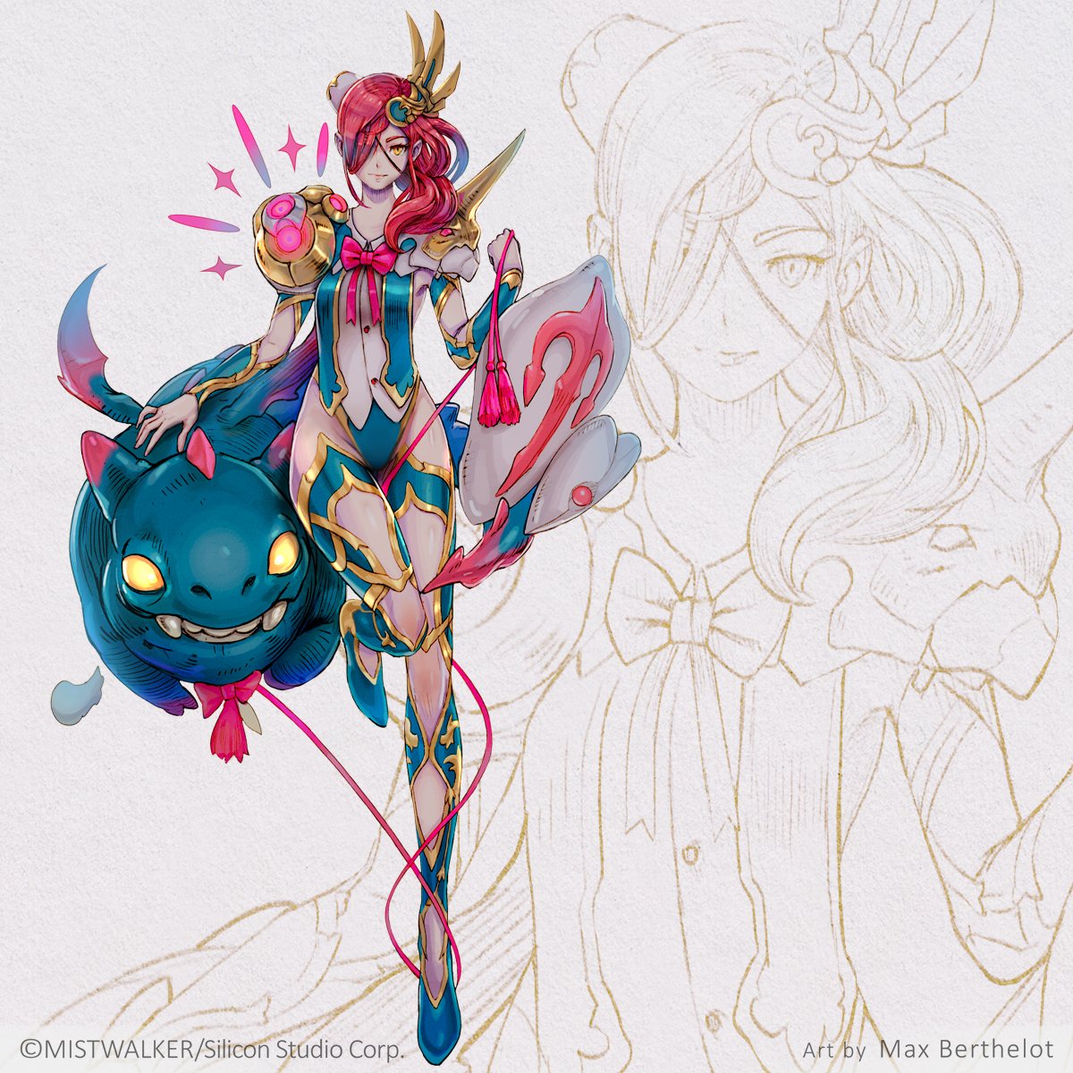 「Scarlett - 2017 Guardian design ( Terra 」|Max Berthelot マックス・ベルテロのイラスト
