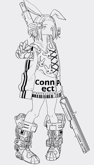 これはけもみみメカちゃんデザインです 