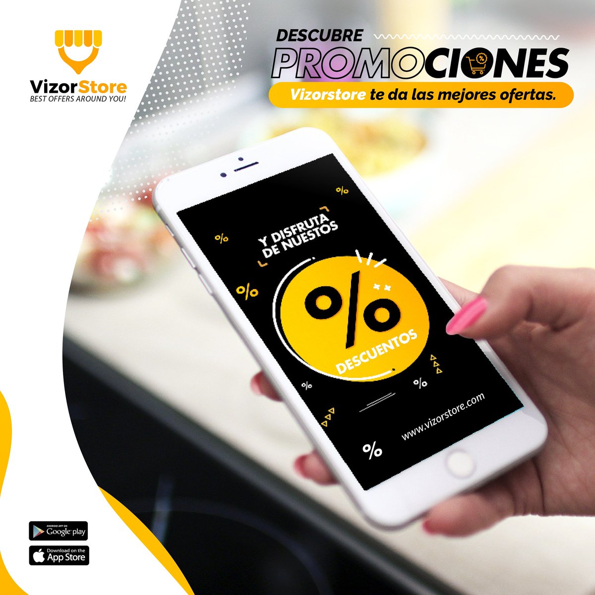 VizorStore's tweet photo. #Vizorstore 🤑 Con nuestra poderosa aplicación podrás encontrar las mejores ofertas de manera fácil y rápida 🤳 ¡Comienza a disfrutar de los beneficios que solo te puede ofrecer Vizorstore! 👉
Descarga nuestra aplicación completamente ¡GRATIS! 👉  https://t.co/mTjpFfQ3Ze https://t.co/RfswEaS5ud