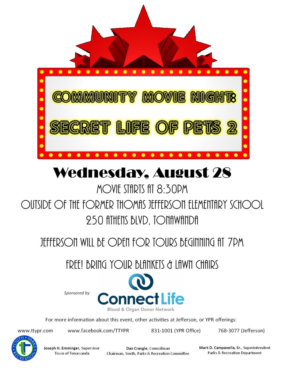 Town of Tonawanda Youth, Parks & Recreation tweet media