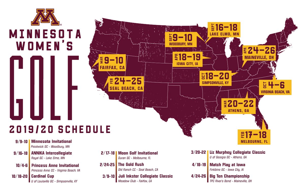 Minnesota Women's Golf tweet media