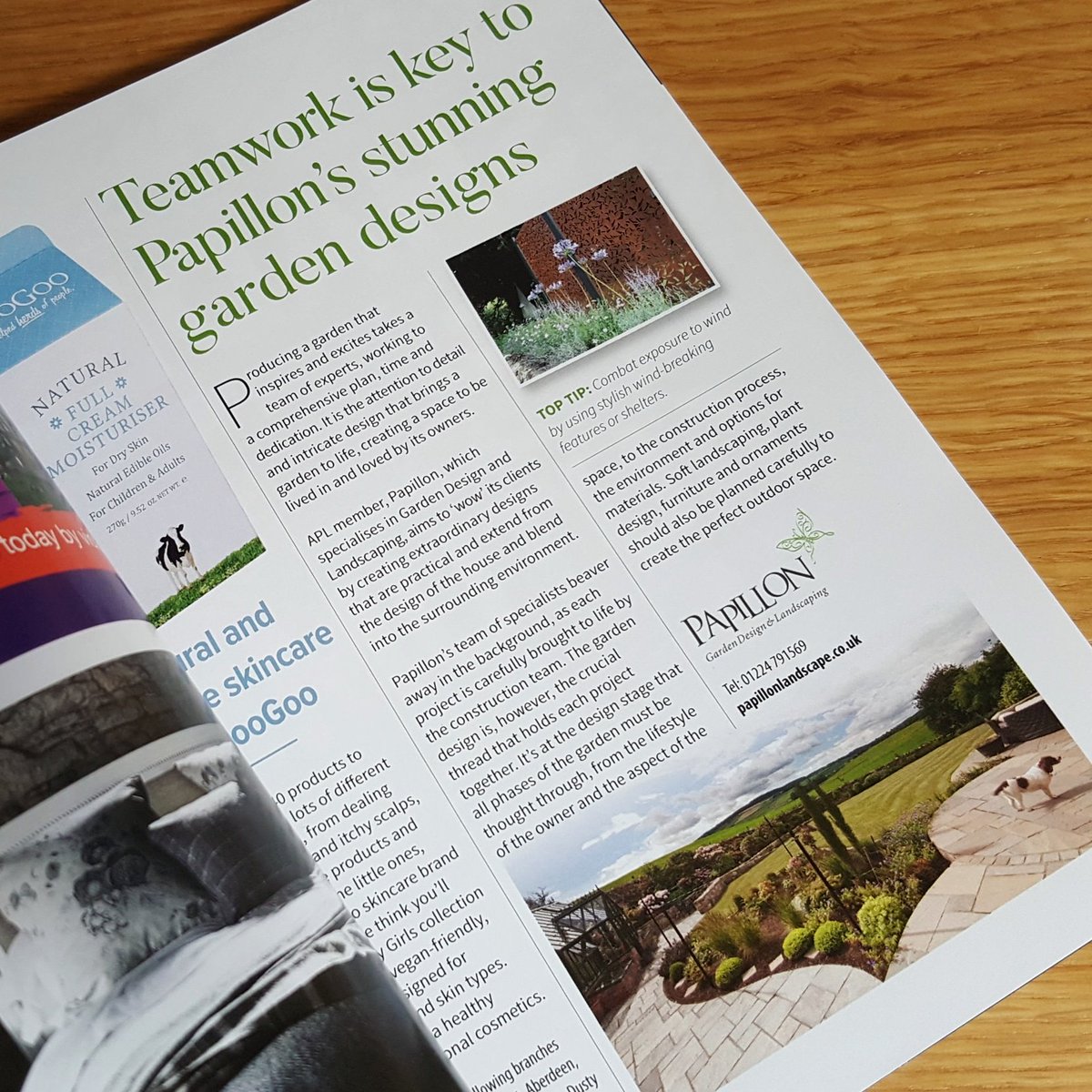 PapillonGardens's tweet photo. Have you spotted us in this month's Trend magazine? The feature talks about the importance of design through each stage of the garden build process! Read all about it in Trend! @TrendAberdeen
#trendmagazine #aberdeen #aberdeenshire #gardendesign #design #gardens #weareapl https://t.co/w9SIgr5TqH