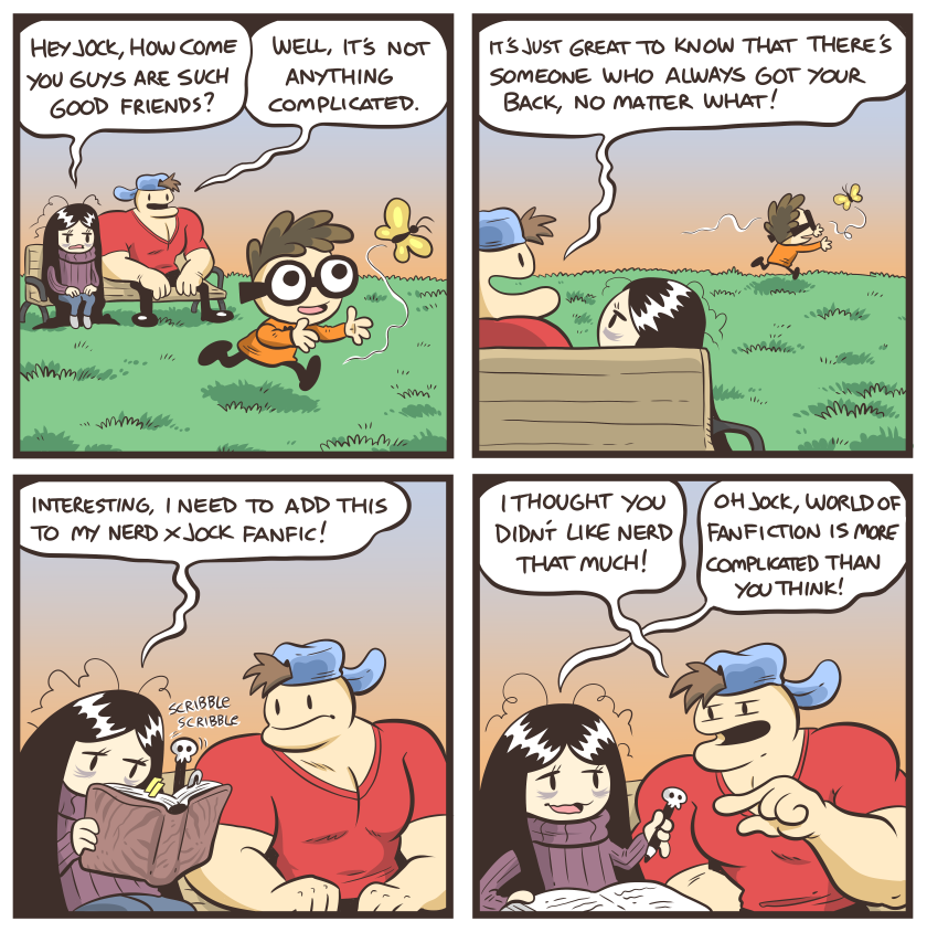 「Nerd and Jock Ep 60, finale of Stalker arc! Took me a while 」Marko