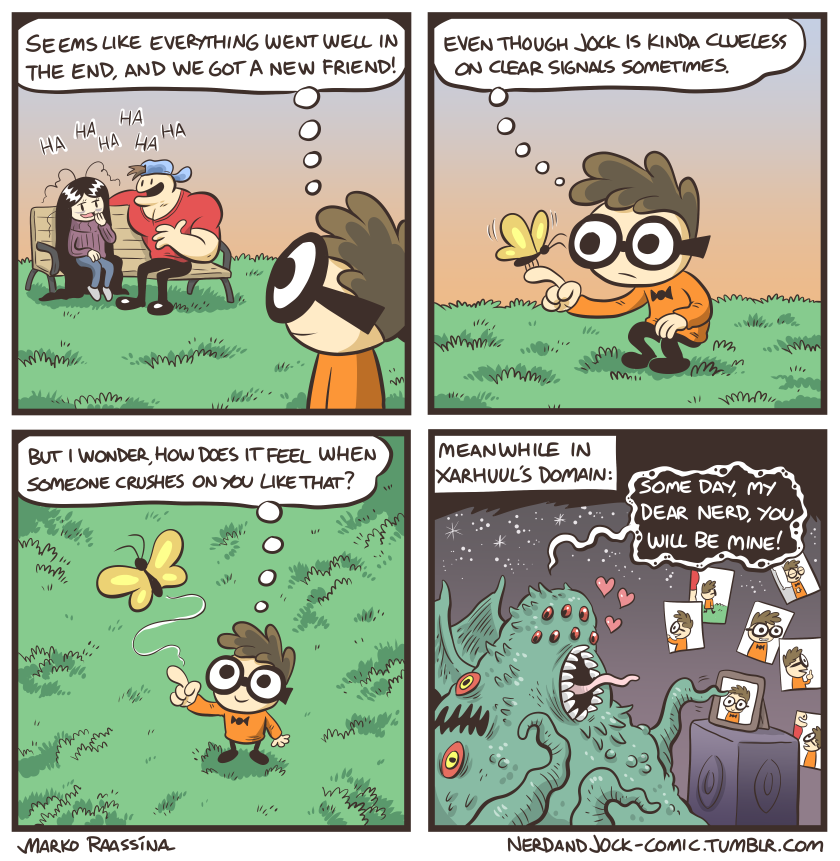 Nerd and Jock Ep 60, finale of Stalker arc! Took me a while to finish it! Next I'll do some shorter stories more! 
