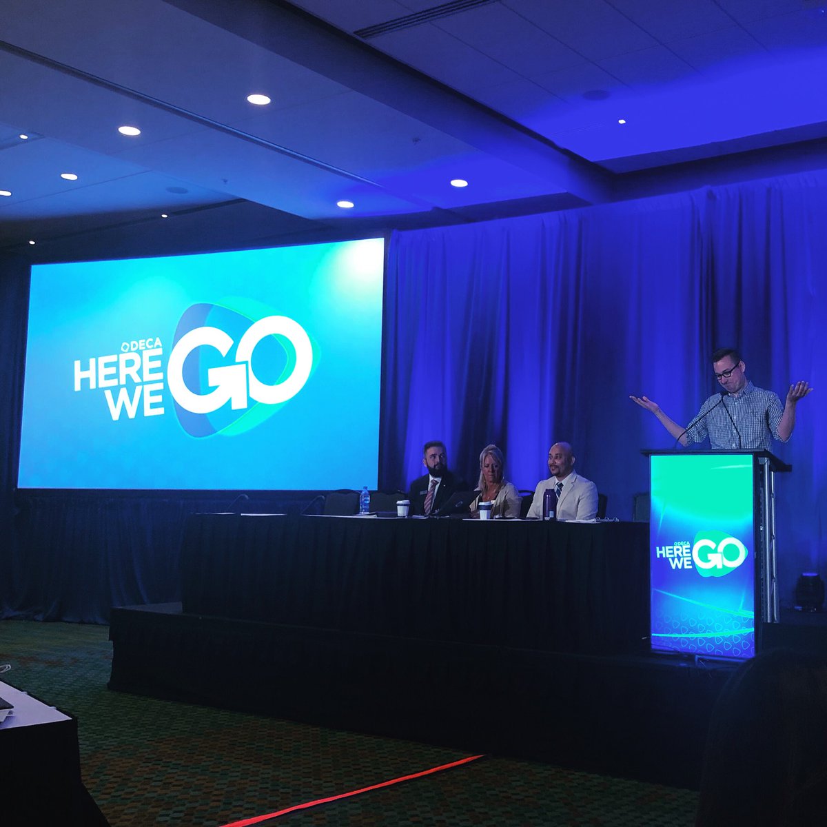 DECAJeff's tweet photo. Kicking off #DECACAM this morning!  Excited to begin the  @DECAInc  year! #HereWeGo https://t.co/zq5HINhrTn