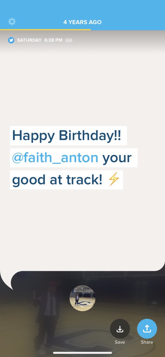 The_MJHines2's tweet photo. HBD to @faith_anton you’re good at track 🏃🏼‍♂️🏃🏼‍♂️ https://t.co/WsLBq9QoQr