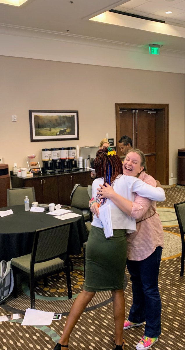 BrandiNosovsky's tweet photo. New Participate Learning teachers and  birthday buddies making connections and learning new classroom Icebreakers! #PLorientation19 https://t.co/DRjXxT8Bh0