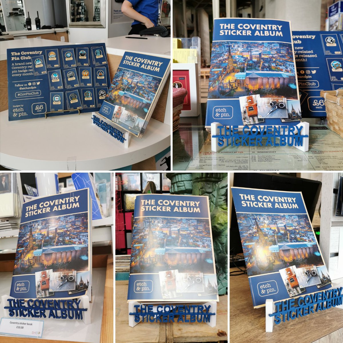 elevationstech's tweet photo. Thankyou to @etchandpin for the opportunity to collaborate, creating custom 3D Printed Magazine display stands for the new Coventry Sticker Album. #3dprinting #thecoventrystickeralbum #etchandpin #coventry https://t.co/esJAJMInWm