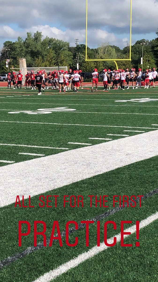 carthagesports's tweet photo. @Carthage_FB kicked off their first practice this morning! https://t.co/duZrBm0KUA
