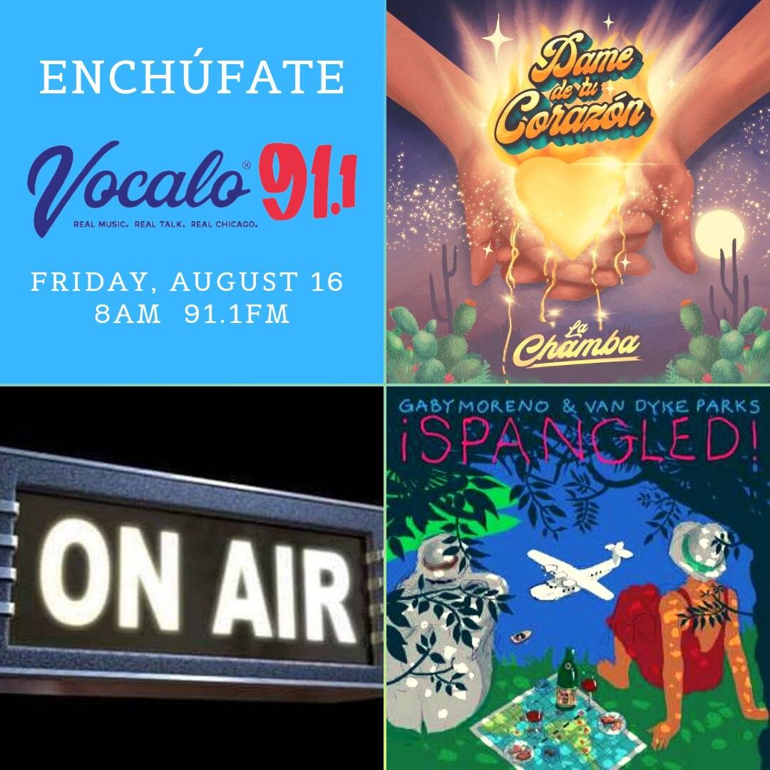 Tomorrow morning we're sharing beautiful and meaningful new music from <a href="/LaChambaMusic/">La Chamba</a> &amp; @gabymorenomusic w/ #VanDykeParks. 8AM (CST) on 91.1FM <a href="/Vocalo/">Vocalo Radio 91.1</a> during <a href="/TheMorningAMp/">Morning AMp</a> #latalt #chicagoradio #immigrantsounds