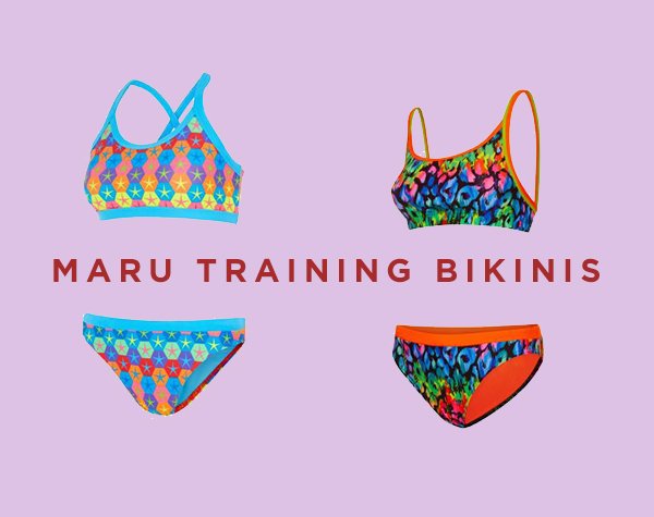 Lazy day at the beach or intense session in the pool? Our Training Bikinis offer both!