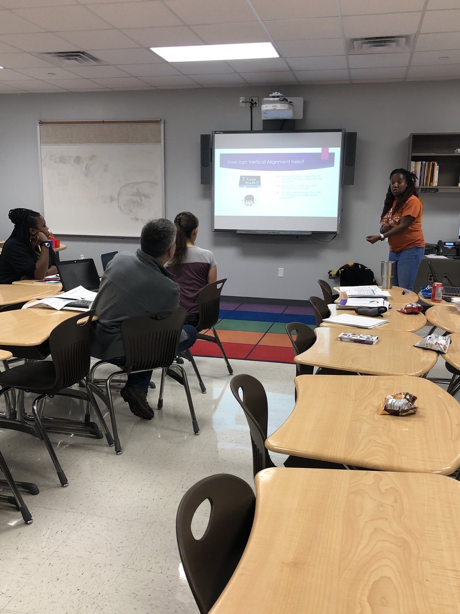 GabbyW8709's tweet photo. Myself and Mr. Benitez leading a Math Collaborative meeting with fellow teachers at @KENNEDYesHISD https://t.co/1TykKlaiRg