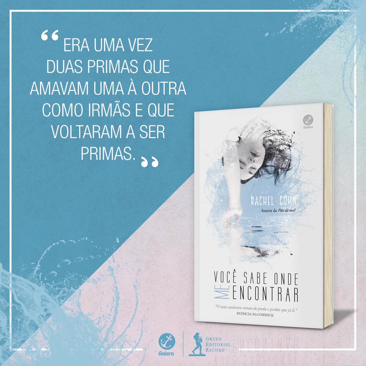 galerarecord's tweet photo. Um romance autêntico sobre perda e perdão, da autora do best-seller "Pão de mel".

https://t.co/YEVA4BurbK
https://t.co/pDOS8skSj5
https://t.co/U1dlEY652Q
https://t.co/Zi0sgRLibe
https://t.co/wZTDksPvCr

#RachelCohn #Romance #GaleraRecord https://t.co/4xsCPVG3uQ