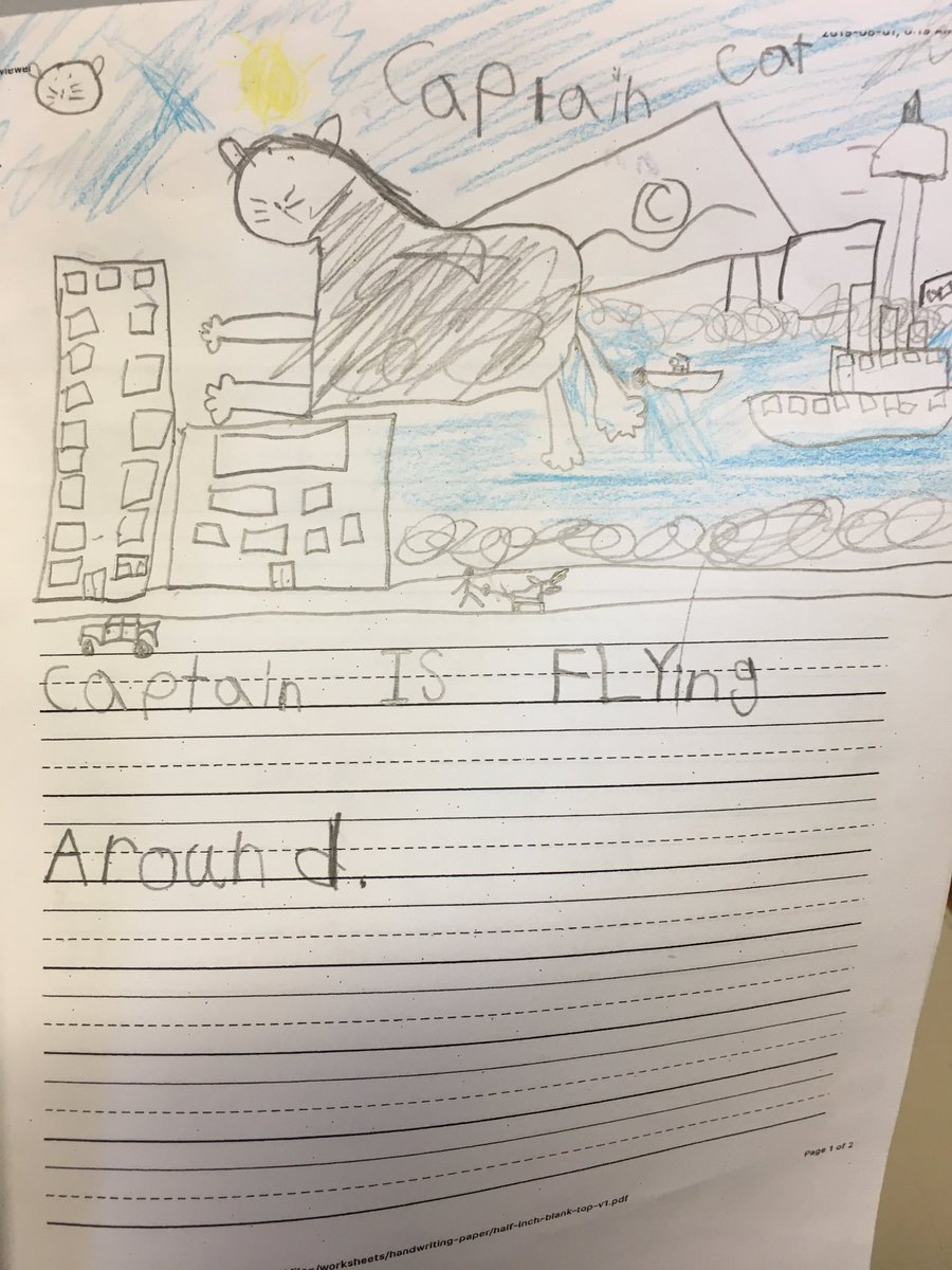 ReadALotLDSB's tweet image. Adding detail to pictures. Next step add detail to writing. #scaffoldlearning #studentengagement