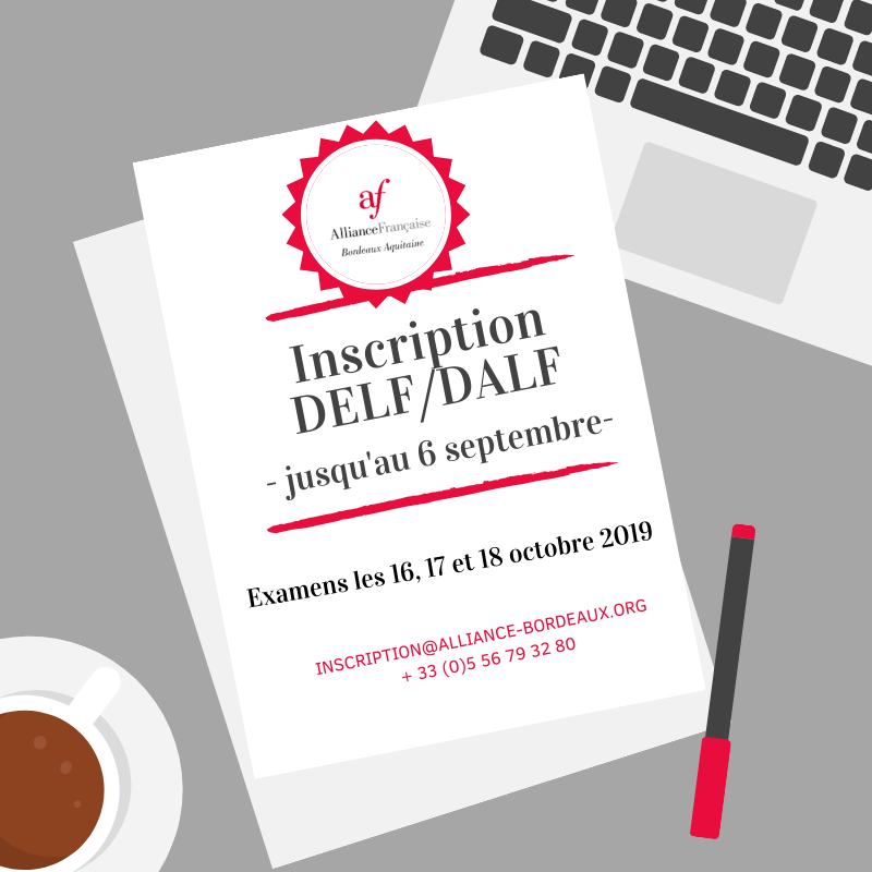 AFBordeaux's tweet photo. Vous souhaitez passer le DELF/DALF ? Venez passer votre diplôme à l'Alliance Française de Bordeaux ! Inscription à l'accueil ou par mail à inscription@alliance-bordeaux.org. Fiche d'inscription à remplir 👉 https://t.co/j0Y37oaDfs
#diplome #apprendrelefrançais #d… https://t.co/Cd1v8ZJ90A